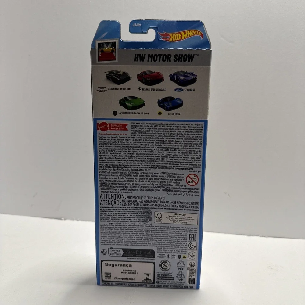 Hot Wheels 2025 HW Motor Show 5-Pack Ferrari Aston Ford Lamborghini Lotus